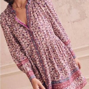 Sezane Long Sleeve Dress